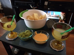 the Tex-Mex trifecta: frozen margaritas, queso and guacamole